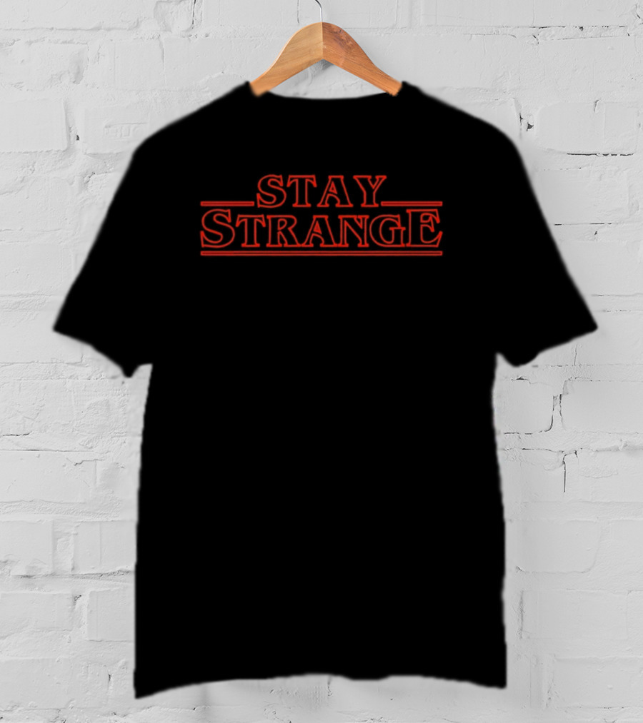 Stay Strange Stranger Things Retro 80s Horror T-Shirt