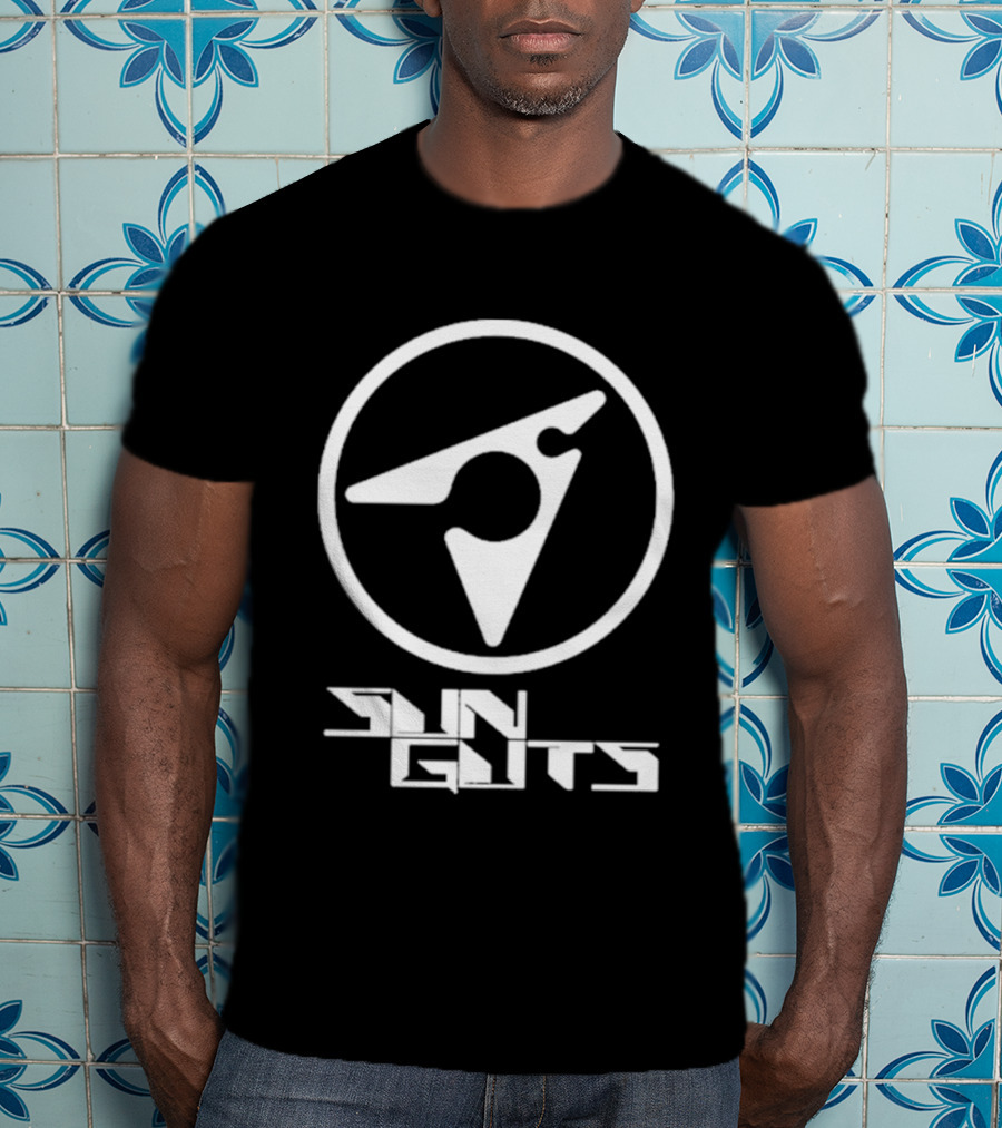 Sun Guts Circular Monogram T-Shirt