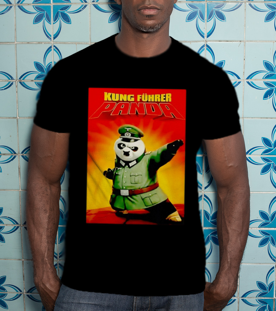 Kung Fuhrer Panda Parody Martial Arts Soldier Pun T-Shirt