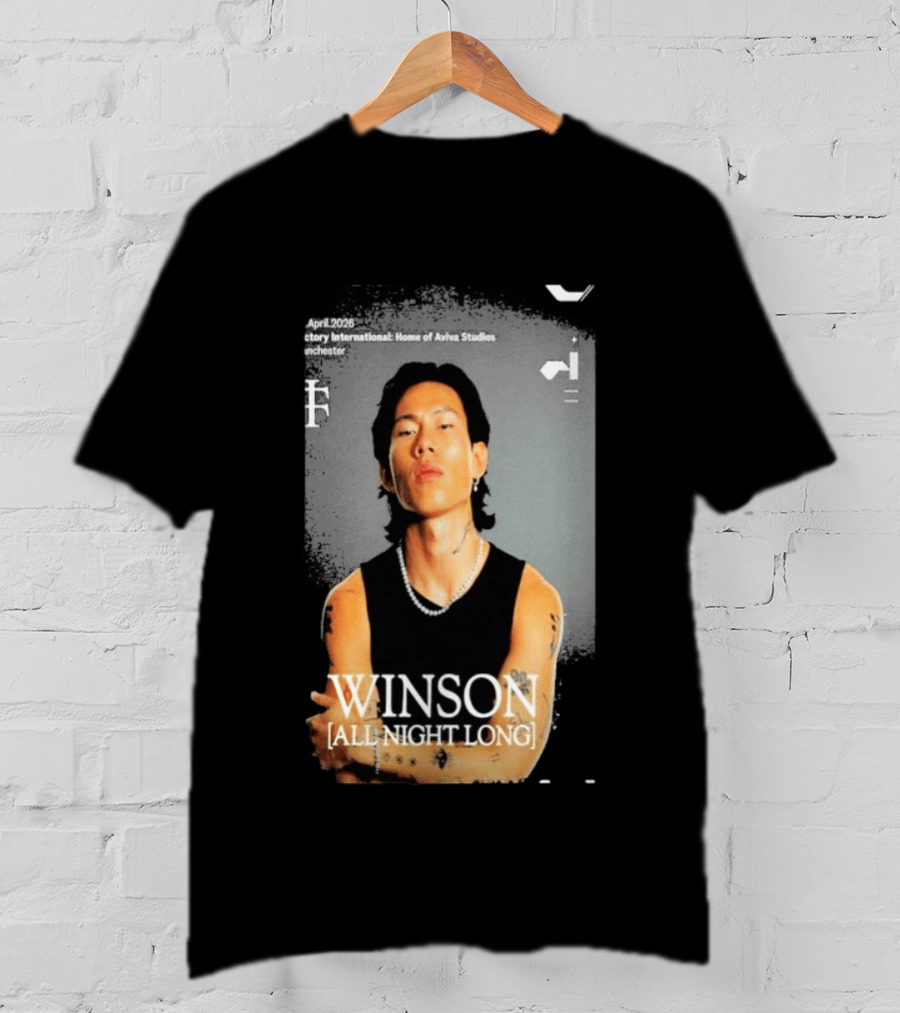 Winson All Night Long Factory International Home Of Aviva Studios Manchester April 2026 T-Shirt
