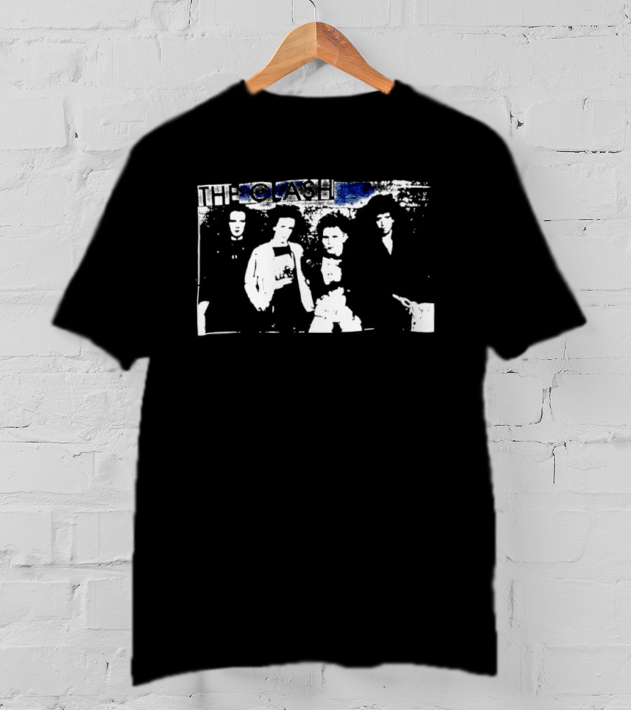 The Clash Band With Monochrome T-Shirt