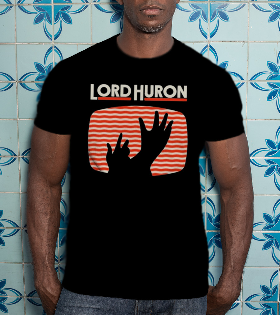 Lord Huron Signals Hand Red Stripes T-Shirt
