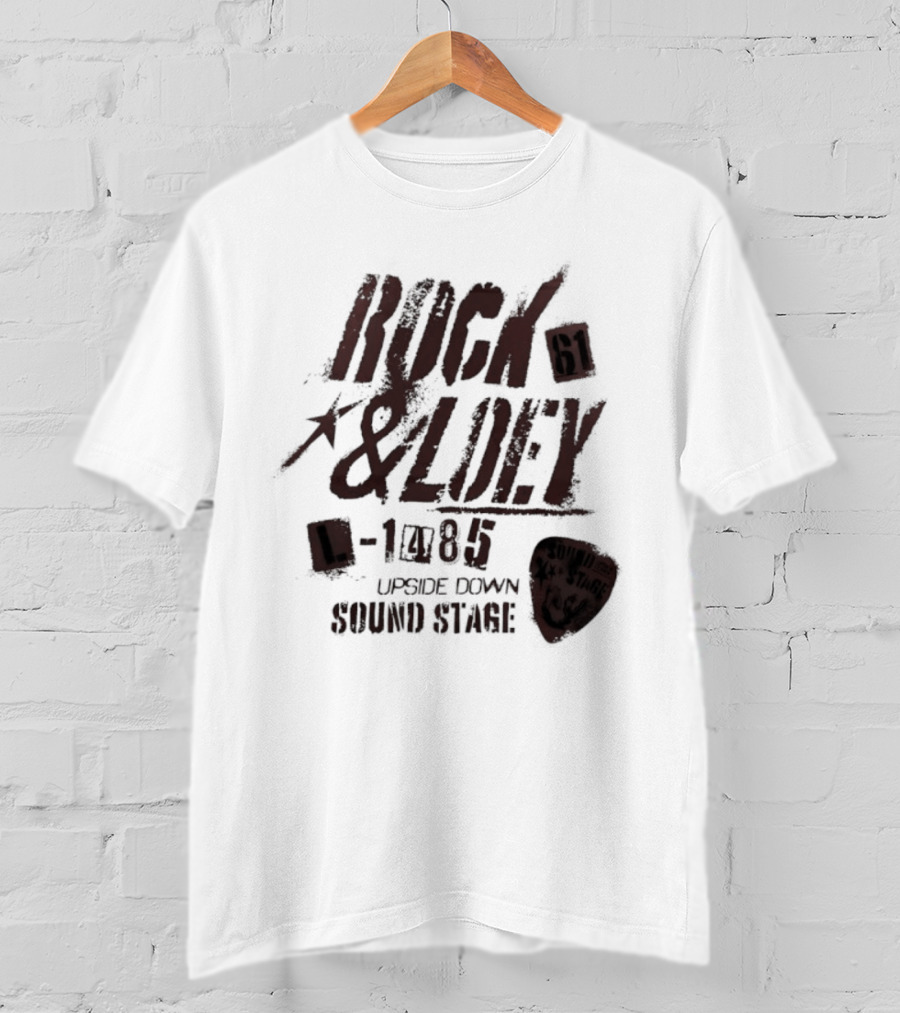 Rock 61 And Loey 1985 Upside Down Sound Stage T-Shirt