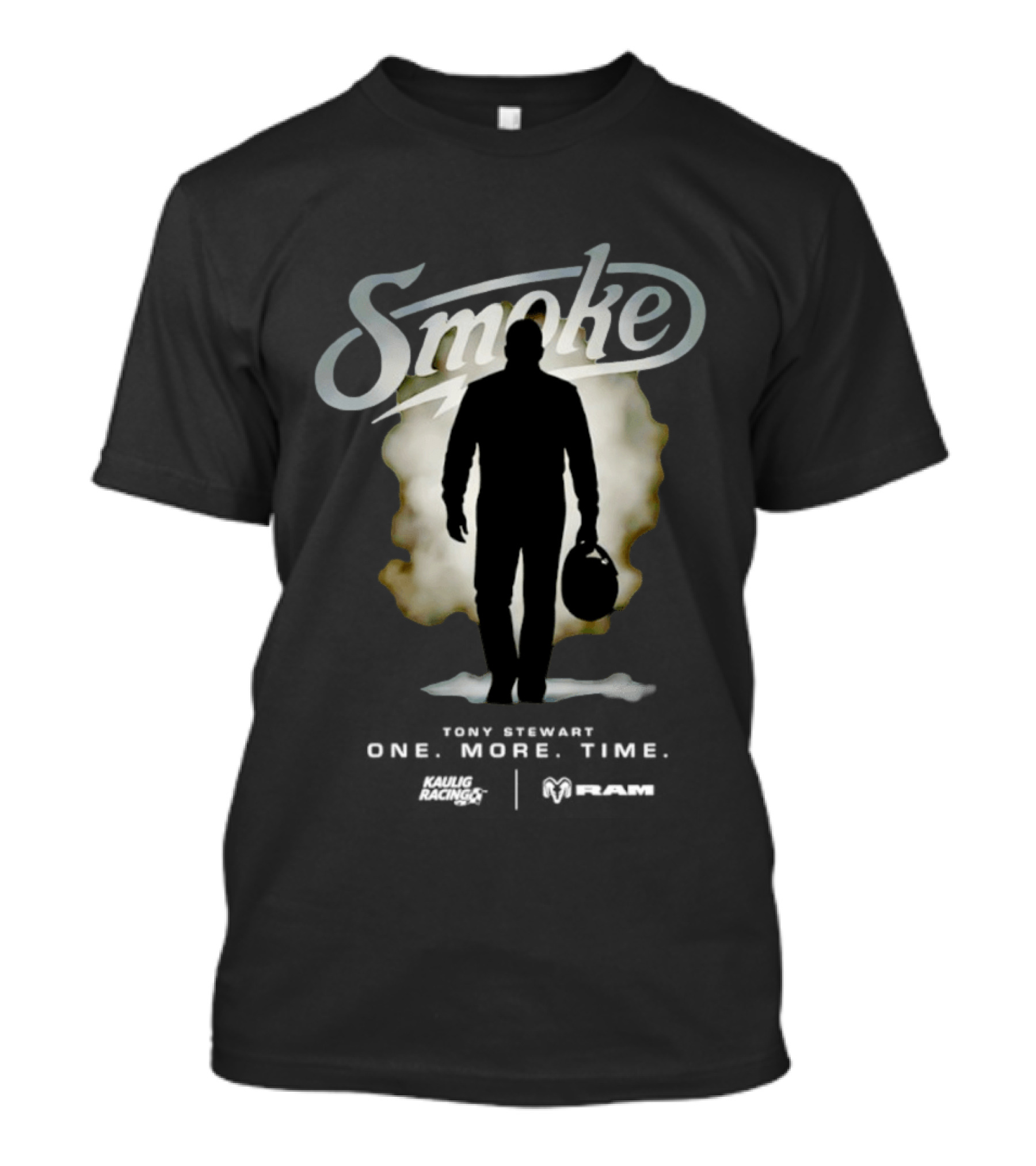 Tony Stewart Smoke Silhouette One More Time Kaulig Racing T-Shirt