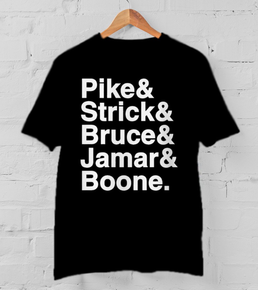 Pike Strick Bruce Jamar Boone Denver Nuggets Players T-Shirt