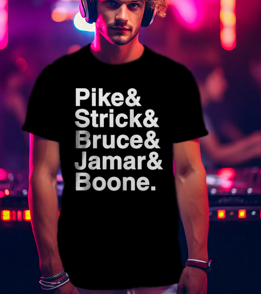 Pike Strick Bruce Jamar Boone Denver Nuggets Players T-Shirt