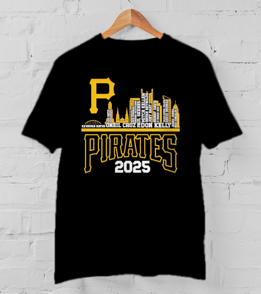 Pittsburgh Pirates City Skyline 2025 T-Shirt