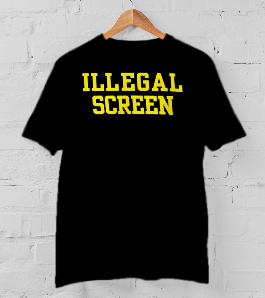 Illegal Screen Boston Celtics Basketball Humor T-Shirt