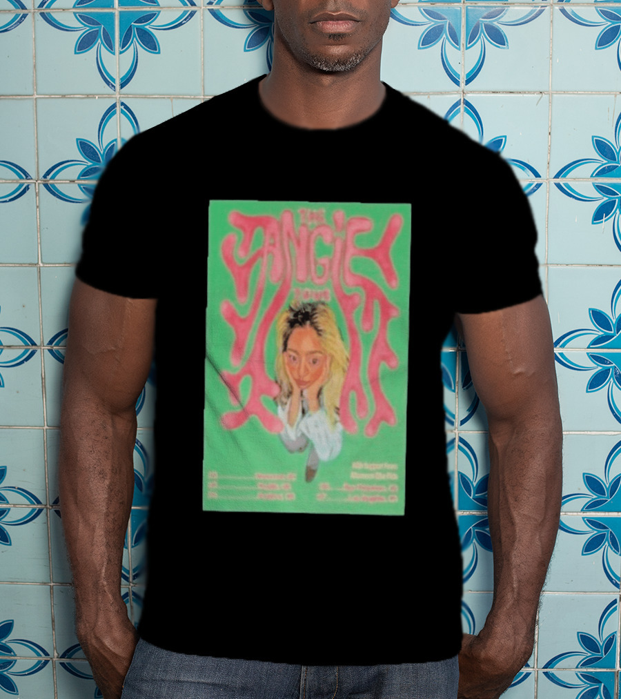 Spill Tab The Angie Tour March 2026 Denver Vancouver San Francisco Seattle T-Shirt