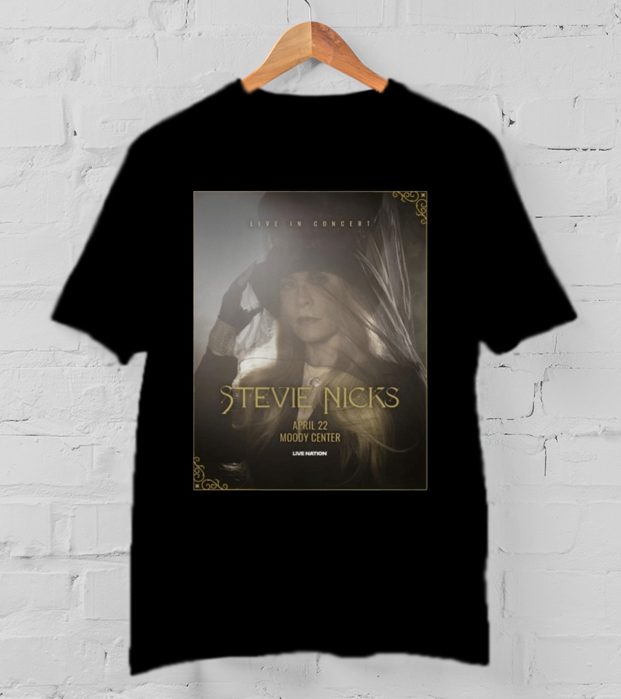 Stevie Nicks Live In Concert April 22 2026 Moody Center Austin TX T-Shirt