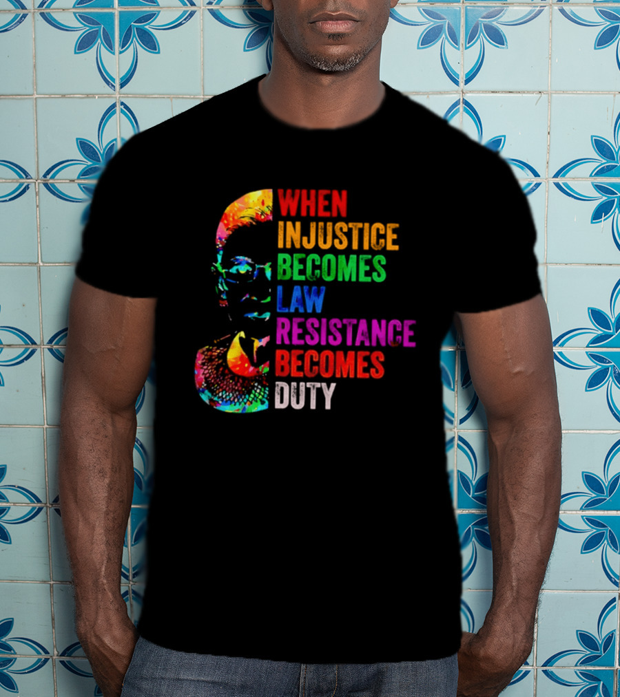 When Injustice Becomes Law Resistance Becomes Duty Inspirational St. Patrick Women's T-Shirt