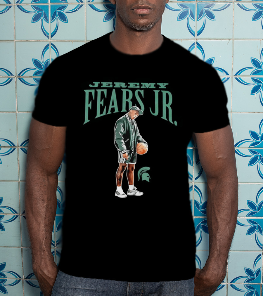 Michigan State Spartans Jeremy Fears Jr Basketball T-Shirt