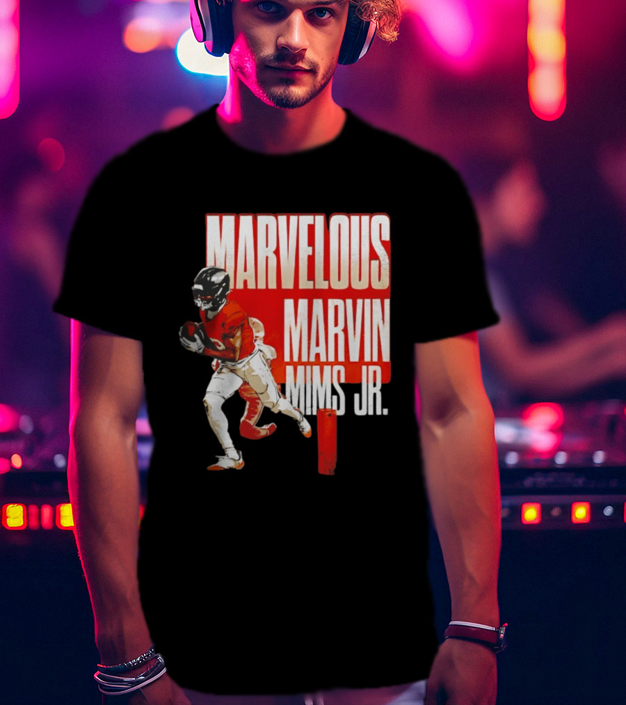 Marvelous Marvin Mims Jr Denver Broncos Football Star T-Shirt
