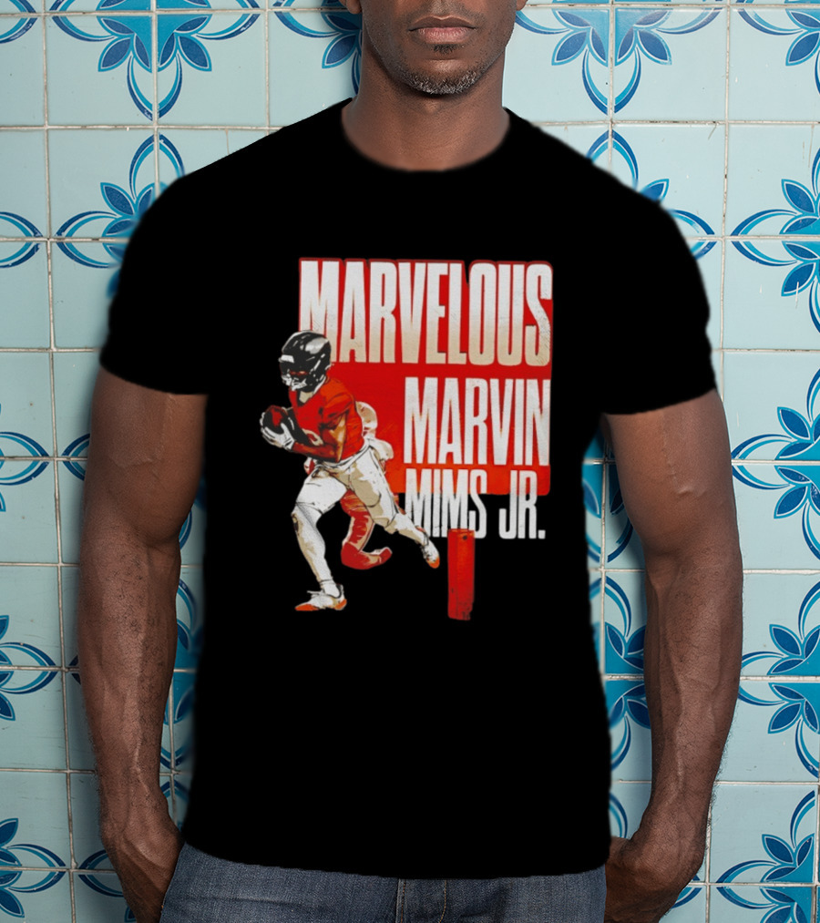 Marvelous Marvin Mims Jr Denver Broncos Football Star T-Shirt