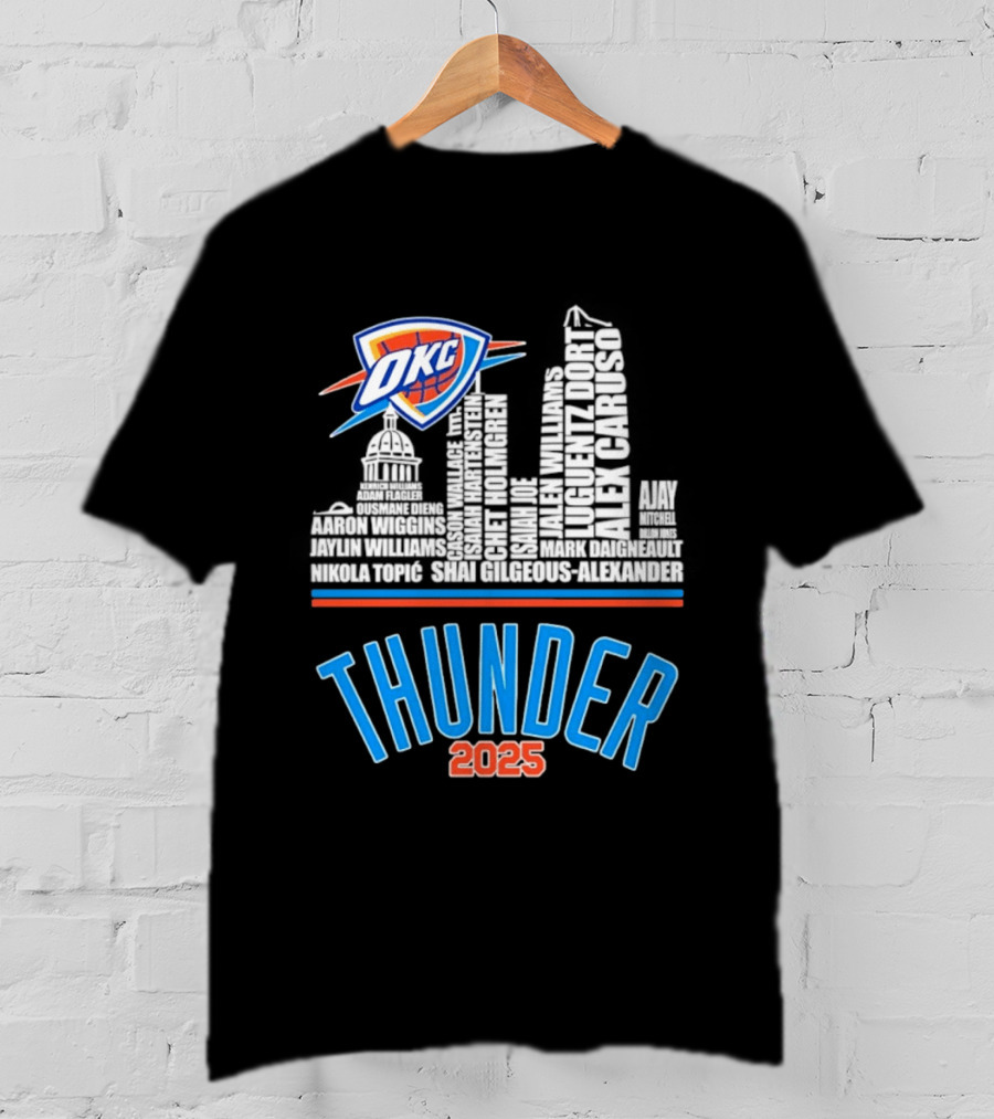 OKC Thunder Skyline 2025 T-Shirt