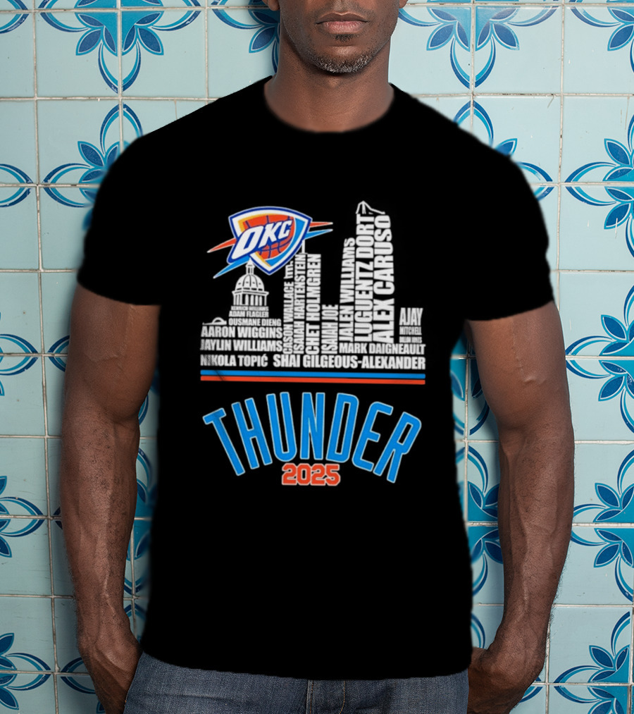 OKC Thunder Skyline 2025 T-Shirt