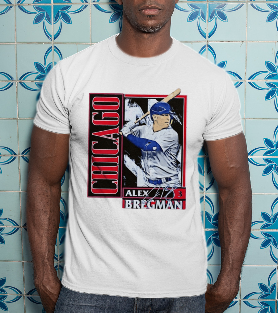 Alex Bregman Chicago Baseball Number 3 T-Shirt