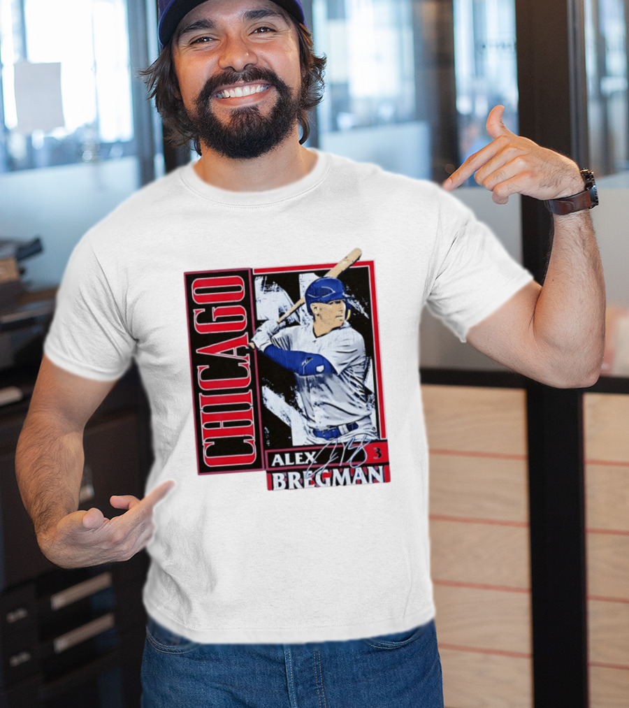 Alex Bregman Chicago Baseball Number 3 T-Shirt