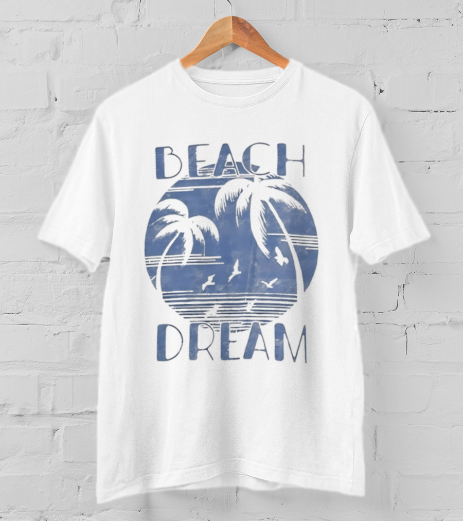 Beach Dream Palm Trees Ocean Vibes T-Shirt