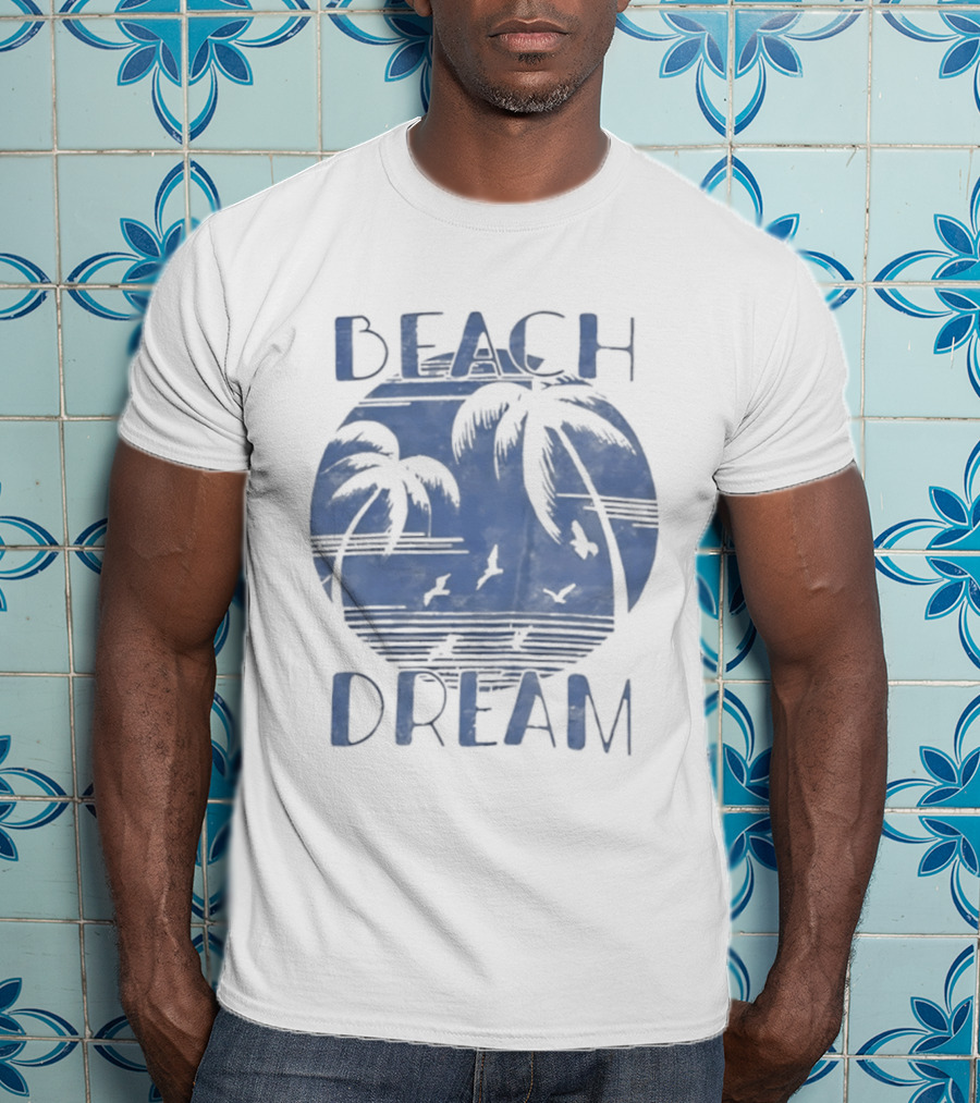 Beach Dream Palm Trees Ocean Vibes T-Shirt
