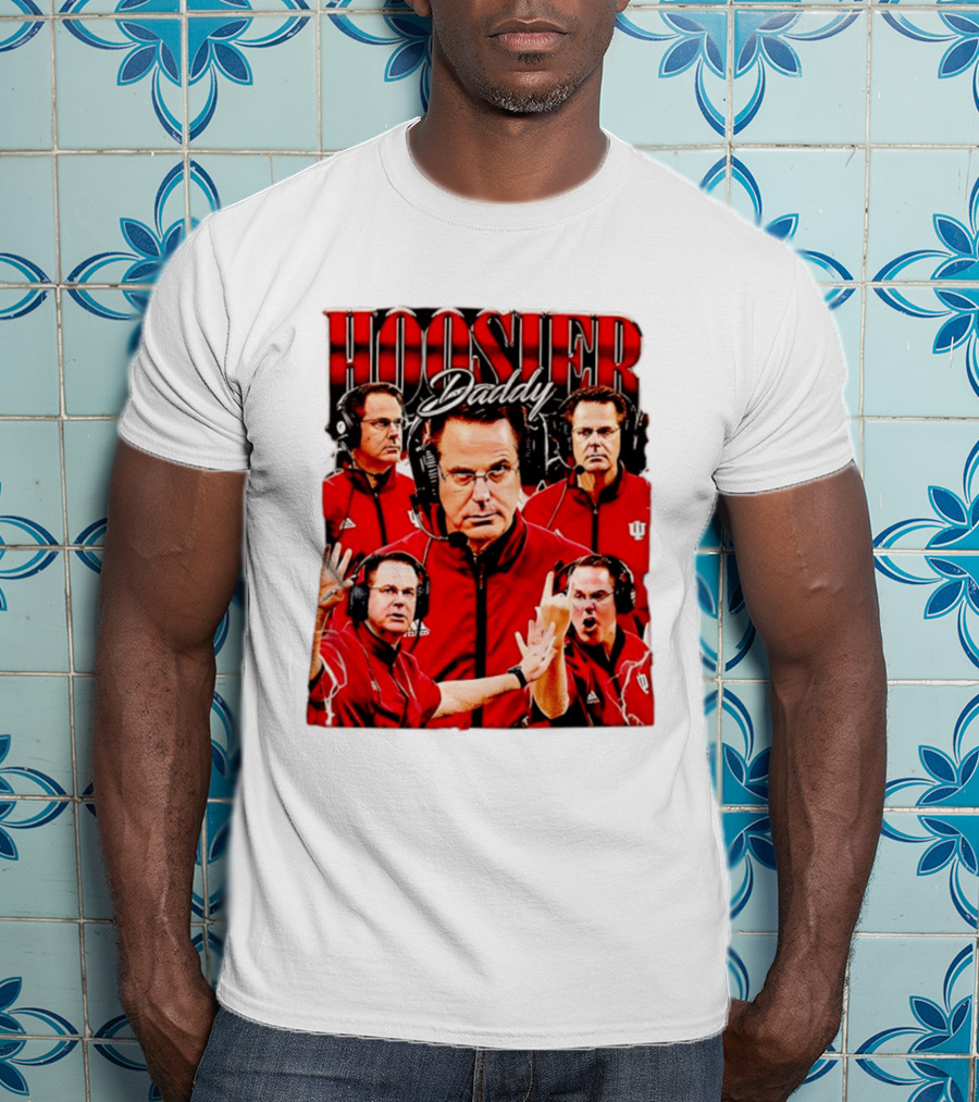 Hoosier Daddy Indiana University Football Coach Iconic Moment T-Shirt