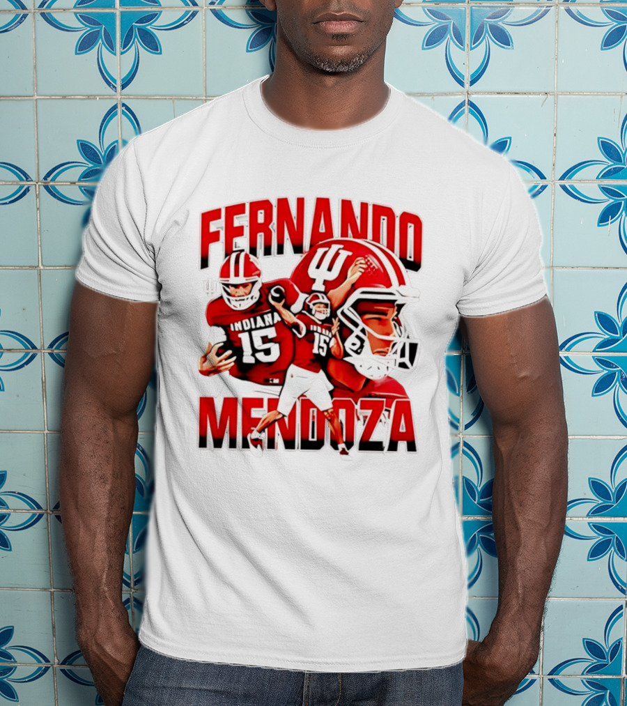 Fernando Mendoza Indiana Hoosiers Football Quarterback Tribute 2026 Champs T-Shirt