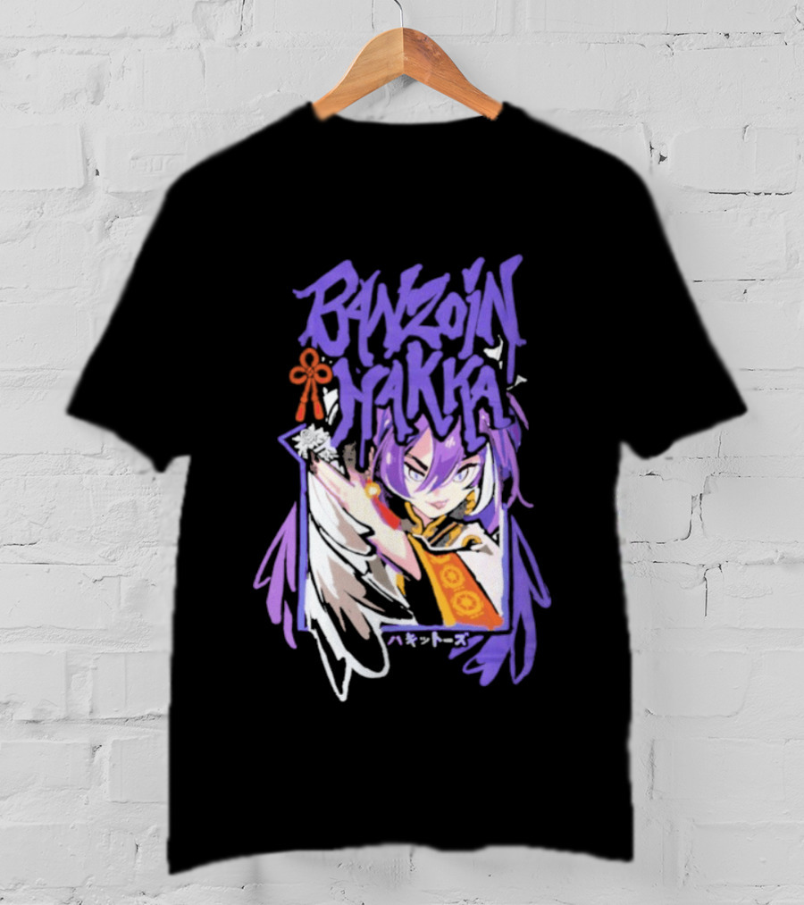 Banzoin Hakka Anime Character Purple Hair And Orange Outfit T-Shirt