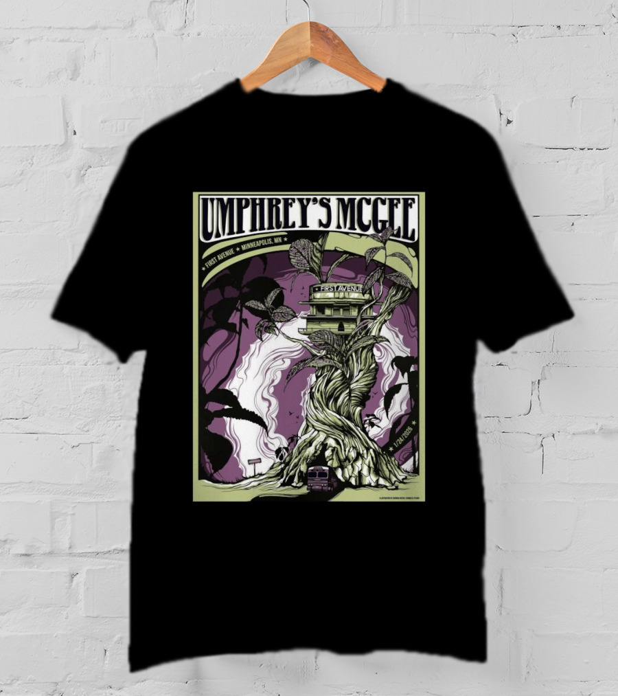 Umphrey's McGee First Avenue Minneapolis MN Jan 24 2026 T-Shirt