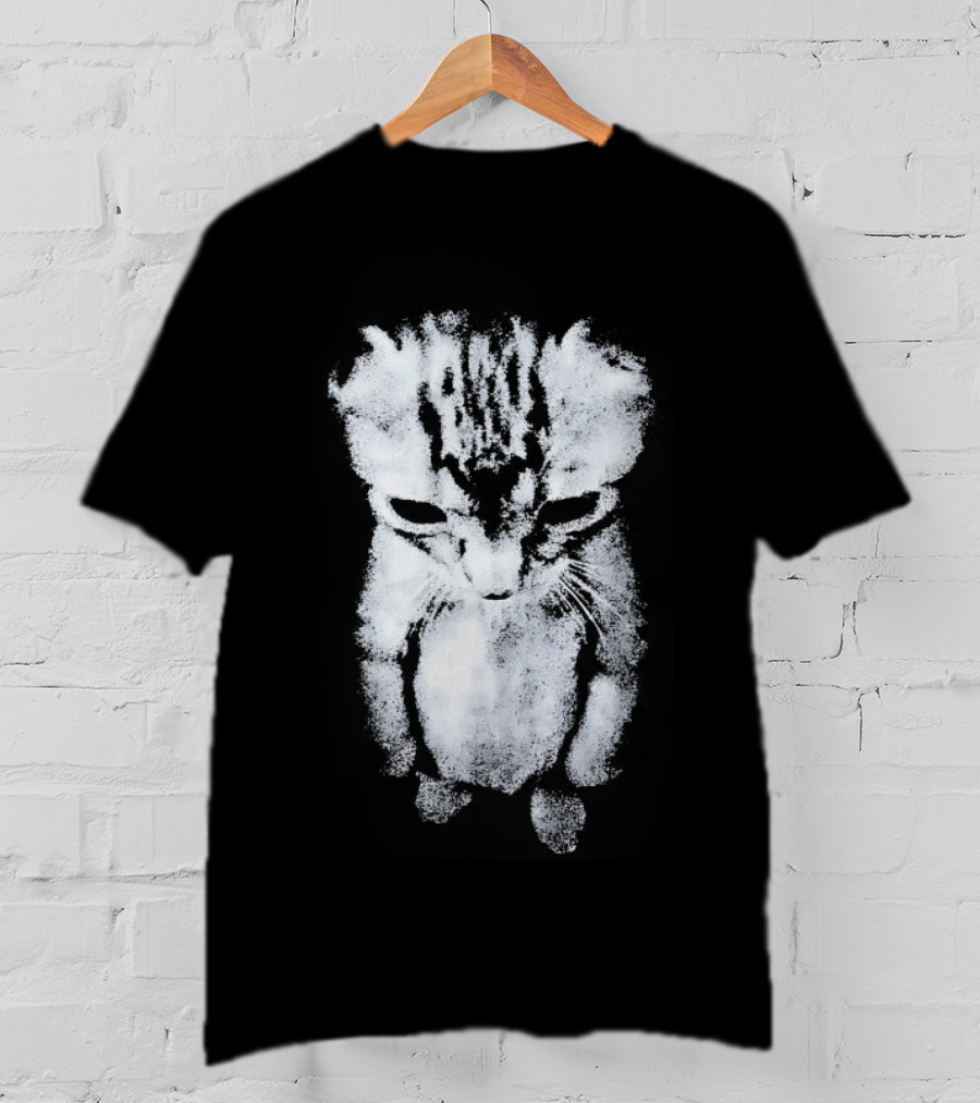Sad Little Cat Cute Emotional Kitten T-Shirt