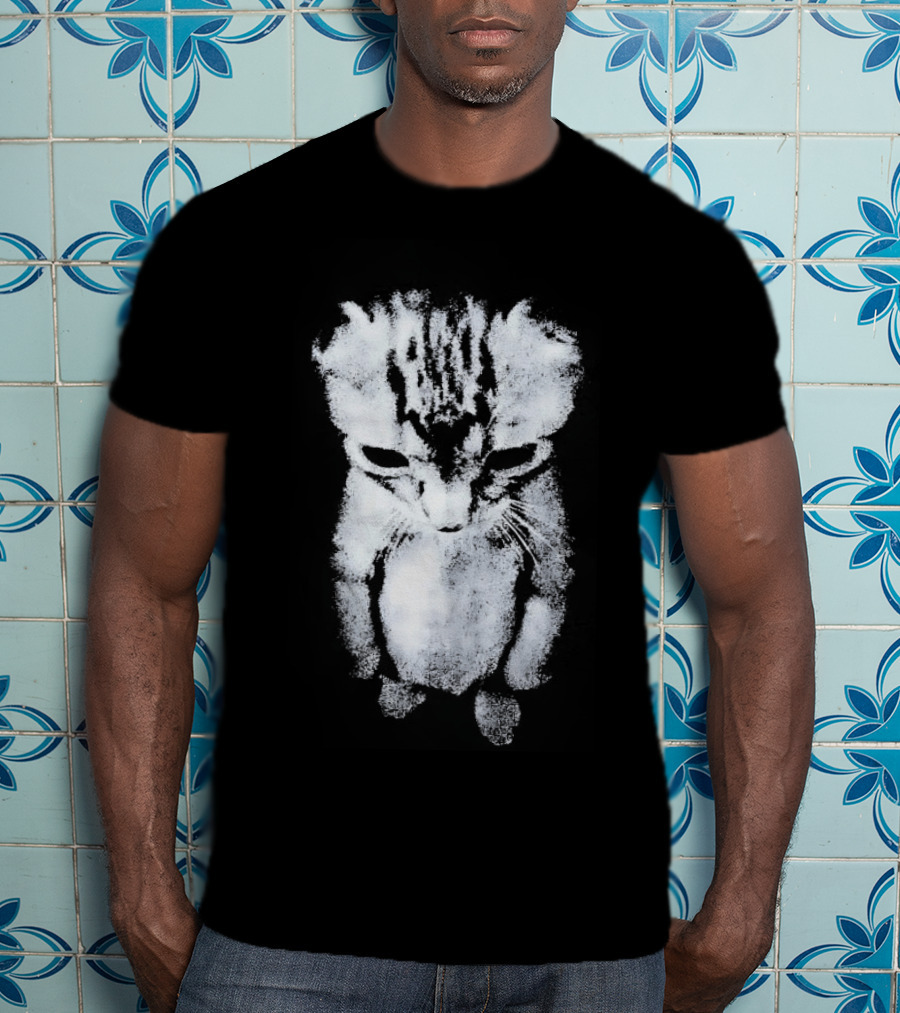Sad Little Cat Cute Emotional Kitten T-Shirt