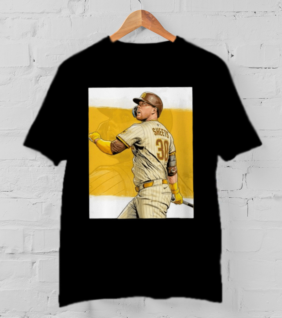 San Diego Padres Sheets 30 Baseball Player Action T-Shirt