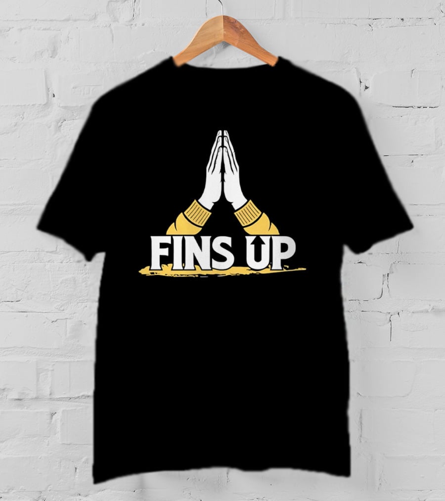 Long Island University Sharks Fins Up Team Spirit T-Shirt