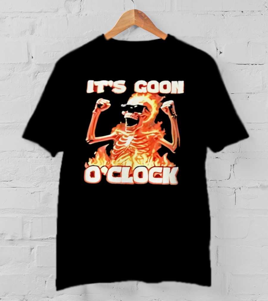 It's Goon O' Flaming Skeleton Fist Pump T-Shirt