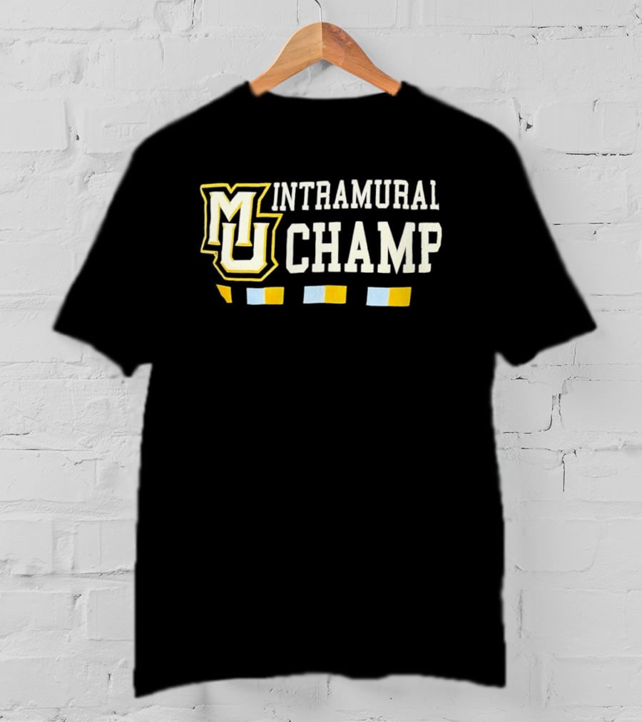 Marquette University Intramural Champion MU Letterman T-Shirt