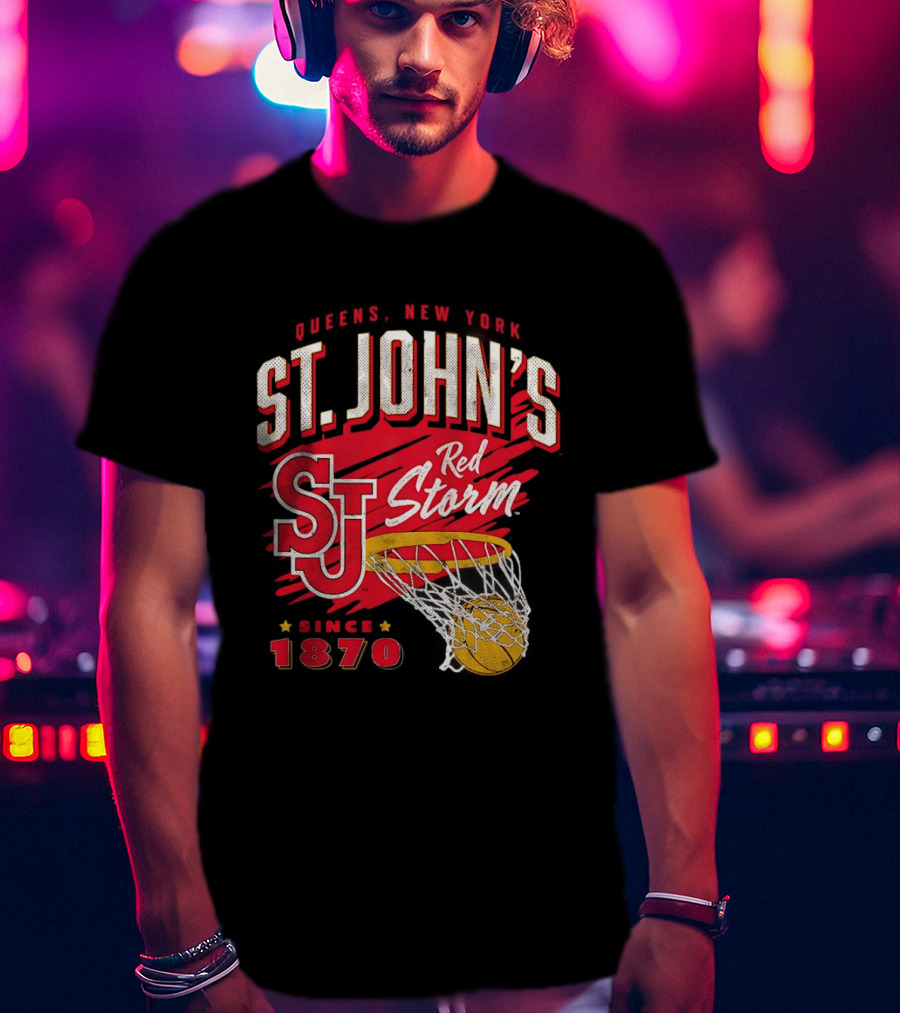 St John's Red Storm Basketball New York Since 1870 Queens T-Shirt