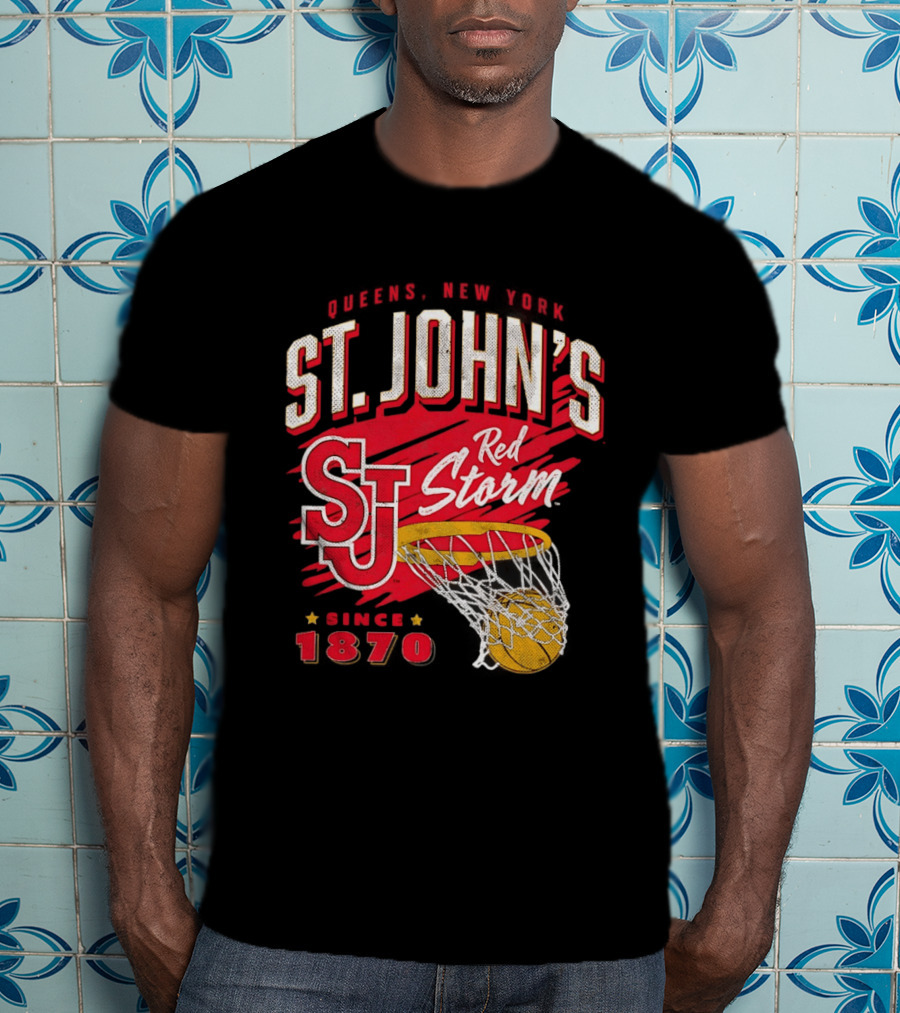 St John's Red Storm Basketball New York Since 1870 Queens T-Shirt