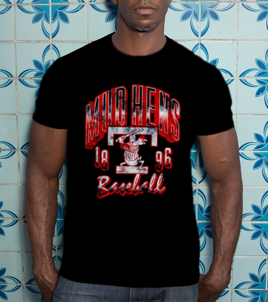Toledo Mud Hens Baseball 1896 Retro Team Iconography T-Shirt