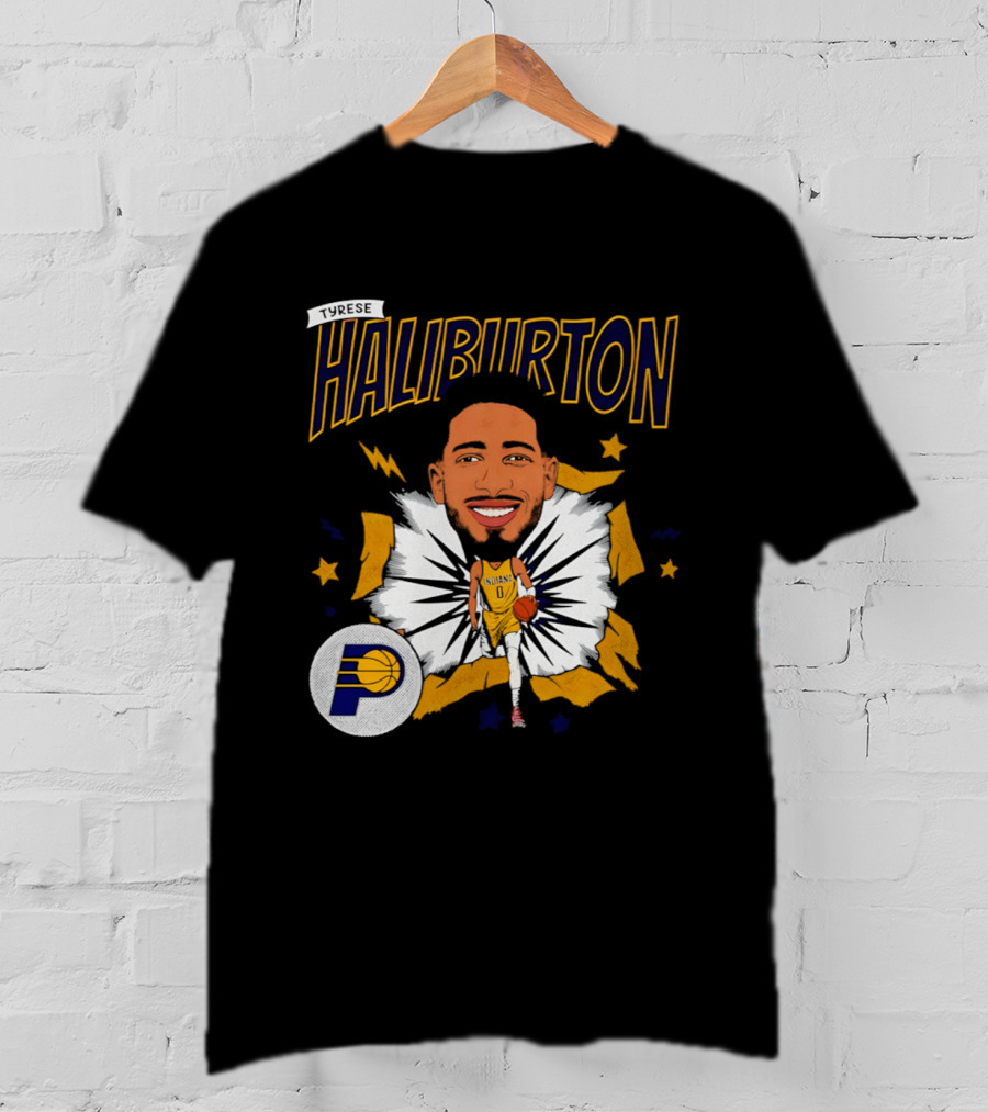 Haliburton Indiana Pacers Basketball Stars T-Shirt