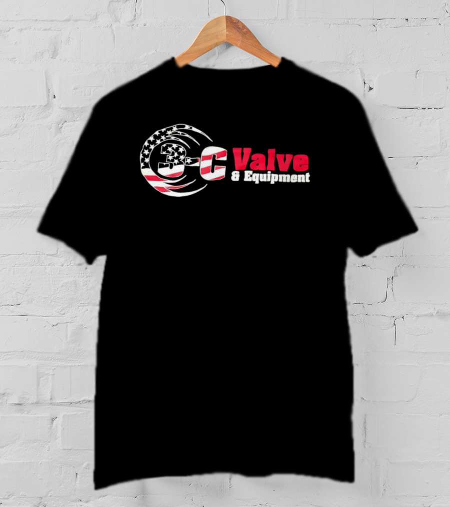 3 C Valve & Equipment American Flag Vintage Patriotic Stars And Stripes T-Shirt