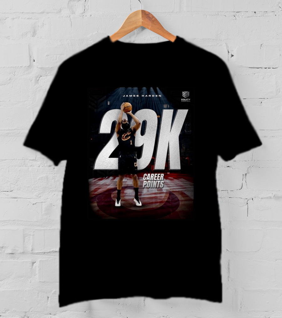 James Harden 29K Career Points NBA Milestone Celebration T-Shirt