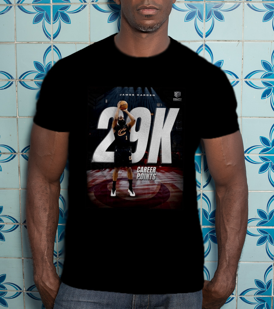 James Harden 29K Career Points NBA Milestone Celebration T-Shirt