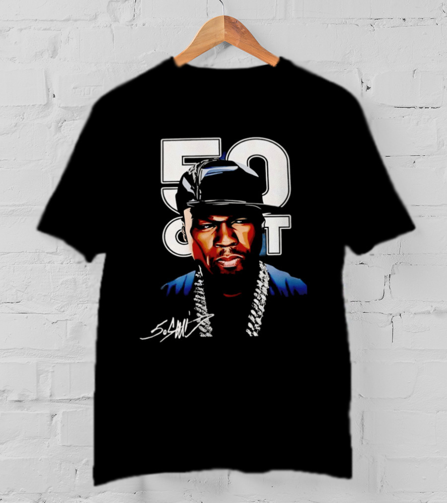 Curtis James Jackson III 50 Cent Signature Style Urban Fashion T-Shirt