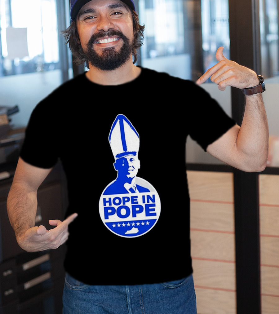 Hope In Pope Kentucky Wildcats Baseball Fan T-Shirt