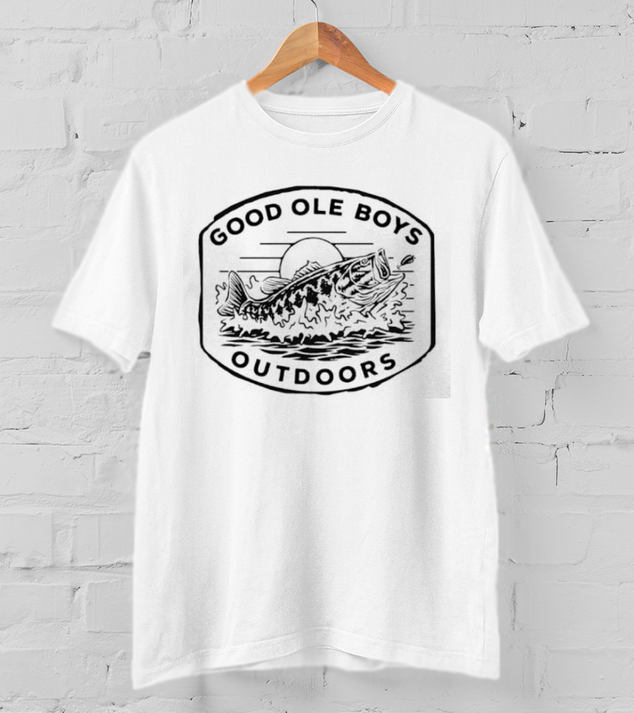 Good Ole Boys Outdoors Fishing Sunset T-Shirt