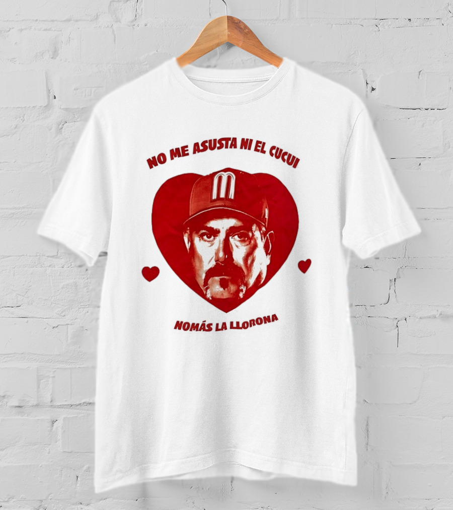 Benji Gil No Me Asusta Ni El Cucui Corazón Valle Duendos T-Shirt