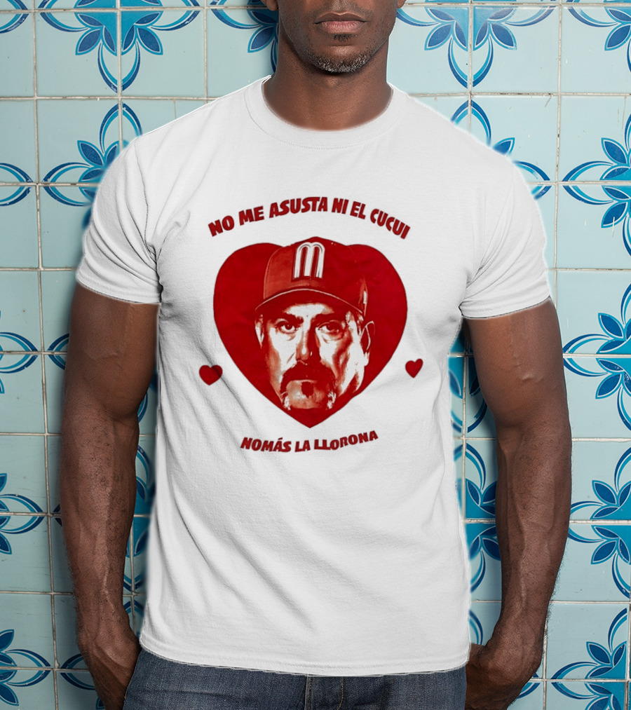 Benji Gil No Me Asusta Ni El Cucui Corazón Valle Duendos T-Shirt