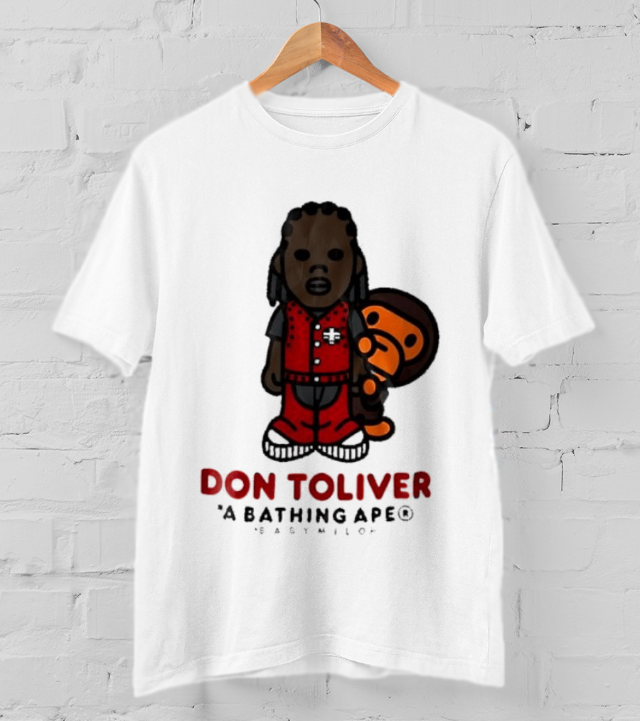 Don Toliver A Bathing Ape Baby Milo Collaboration T-Shirt