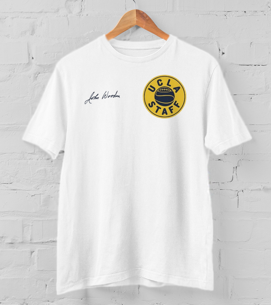 UCLA Staff Basketball John Wooden T-Shirt