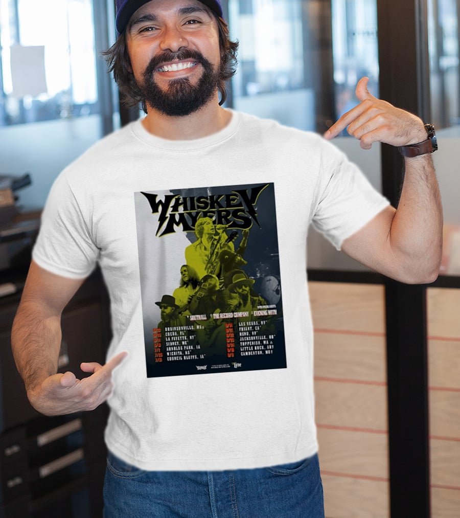 Whiskey Myers 2026 Tour North America Dates With Southall And The Record Company T-Shirt