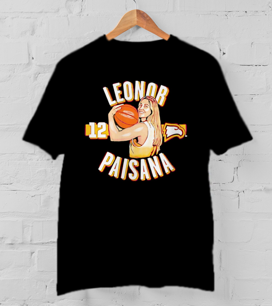 Leonor Paisana 12 Winthrop Eagles Basketball T-Shirt